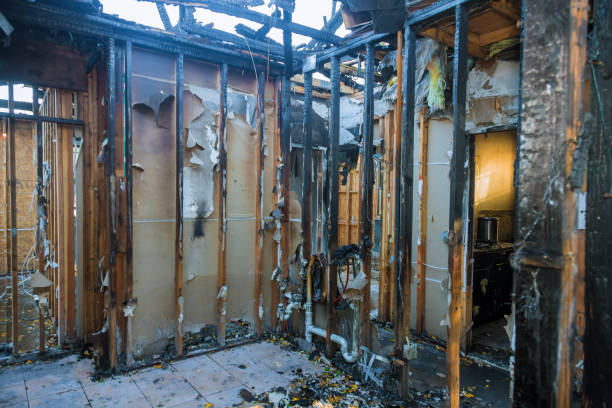 Professional Fire Damage Assessment technician working in Roslyn, PA